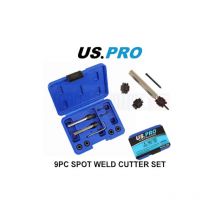 Us Pro - Tools 9pc Spot Weld Cutter Set 8mm & 9.5mm Spot Weld Removal 2695