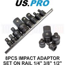 US PRO Impact Socket Adaptor Set 1/4"" 3/8"" 1/2"" 3/4"" Drive Up/down Reducer 3505