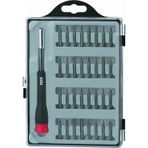 Porte-embout de tournevis de précision 32 embouts Torx hexagonal Usag