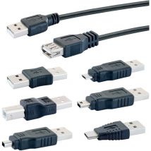 Usb 2.0 Verlängerungskabel [1x usb 2.0 Stecker a - 1x usb 2.0 Buchse a] causet 531 1.5 m - Schwaiger