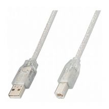 USB 2.0 Kabel zu transparent 3m