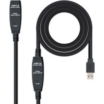 Nanokabel usb 3.0 Verlängerungskabel mit Verstärker, Typ a/m-a/h, 10m