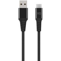 Usb-a Auf Usb-c 3.0 Kabel Cotton Braided 2m Schwarz
