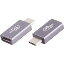 Bkl Electronic - usb-c Adapter, usb-c Buchse, 4.0, Metall, Pro 10080138 Inhalt: 1 St.