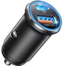 USB-C-Autoladegerät, PD 30 W & QC 20 W, Quick Charge 3.0, Mini-USB-C-Autoladegerät, 12-V-Autoladegerät für iPhone 16 Pro Max 15 14 13 Galaxy S24 23