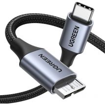 Usb c – Micro usb b 3.0 5 Gbit/s 3 a 2 m Kabel Ugreen US565 – Grau