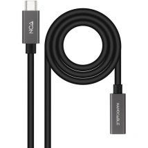 Usb-c Stecker Buchse Usb3.2 Verlängerungskabel 1m Nanokabel 10.01.4401
