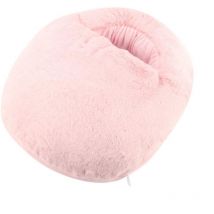 USB-Fuwrmerkissen, elektrische Heizung für Winter, Büro, Heizung, Hausschuhe, Schuhe (Rosa)