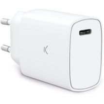Ladegerät de network 20 w, Power Delivery, Fast Charging, usb-c Port, White - Ksix