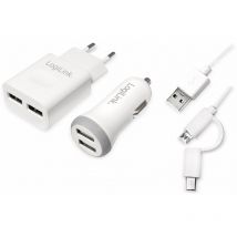 USB-Ladeset PA0137, 3.tlg - Logilink