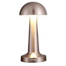 Usb Wiederaufladbare Grau Tischlampe Touch Effekt Dekoratives Licht 306