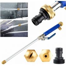 Longue tige haute pression pistolet à eau jardin arrosage fleur rinçage voiture lavage pistolet