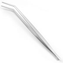 Pince à épiler courbée pour décorer les aliments tournant 240mm Hendi 680063