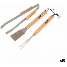 Algon - Ustensiles de barbecue bois 18 pcs (3 pièces)