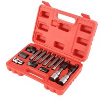 Utensile Alternatore, 13 pcs Puleggia Alternatore auto Utensile di smontaggio Set Kit di garage intestata