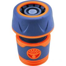 Plus raccordo rapido universale con acquastop gommato mis. 1/2-5/8-3/4 (24 pezzi) - Utilia