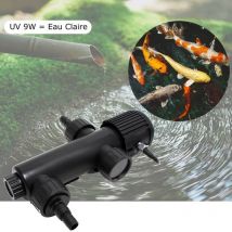 Le Poisson Qui Jardine - u.v ( Ultra Violet ) Stérilisateur - Clarificateur 9W, Pour Aquariums Et Bassins De Jardin