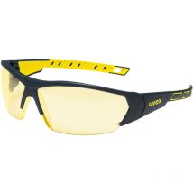 Lunettes de protection Uvex i-Works Ambre Polycarbonate antibuée, Résistant aux rayures, protection uv 400 ( Prix pour 1 )