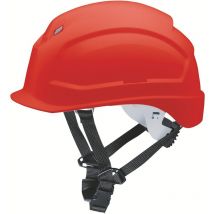 Schutzhelm pheos s-kr 9772 kurzer Schirm Drehrad rot - Uvex