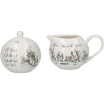 Creative Tops - v and a in the country de The Wonders de Pitcher de Milk and Sugar Bowl, Porzellan, Weiß, 18 x 7,5 x 7 cm, 2, 5227082