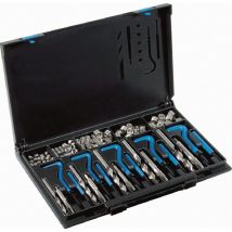 Kit di riparazione professionale per filetti, 1/4' x 28, 5/16' x 24, 3/8' x 24, 7/16' x 20, 1/2' x 20 unf - V-coil