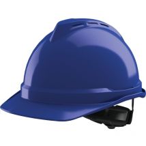 MSA - V-Gard 500 Non-vented Safety Helmet with Fas-Trac iii Suspension and Sewn pv