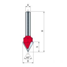 V-Nut-Bohrer Freud 12,7 H12,7/49,2 Q8 Z2 - F03FR01630 -20-15208P
