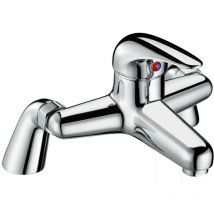 Buyaparcel - v Series Lever Handle Bath Filler Mixer Tap Chrome Mixer Taps Modern Bathroom