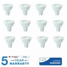 Ampoules GU10 6.5 w cold light 12 pieces - V-tac