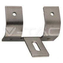 V-tac - Staffe di Acciaio per Fissaggio Moduli Fotovoltaici su Lamiera Grecata per Posa Verticale 5Pz