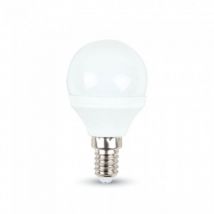 Ampoule mini globe led V-tac 169 5,5W E14 lumie're blanche naturelle 4000K 470 lm par Samsung