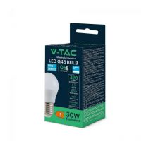 Ampoule led V-tac pro VT-1812 E27 goutte G45 3.7W puce smd samsung blanc froid 6500K sku 8047