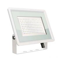 VT-49204 200W Led floodlight smd 88LM/W 110° cold white 6500K slim white body IP65 - sku 6736 - V-tac