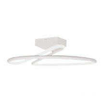 Led Deckenleuchte Deckenlampe Wohnzimmer Metall Weiß 360 Grad Dimmbar D 52 Cm
