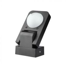 Détecteur de mouvement infrarouge Détection à 360° Couleur Noir 1000W