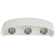 Applique led 6W à double faisceau lumineux blanc 4000K IP65