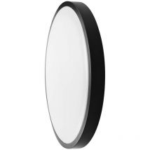 V-tac - Runde LED-Kuppelleuchten - Schwarz - 420mm - IP44 - 30W - 3000 Lumen - 4000K
