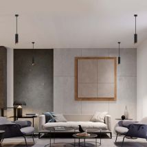 Hängelampe - GU10 - IP20 - Schwarz