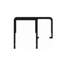 V2090G50 Perfil de solape para puerta fija l 5050 Crudo Ditec entrematic V2090G50