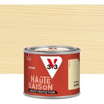 V33 Hochsaison 8 Jahre Farblose Satin-holzlasur 0,125 L V33