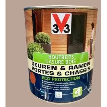 Lasure Portes et chassis 4 ans Eco Protection Terre glaise 2,5 l - V33