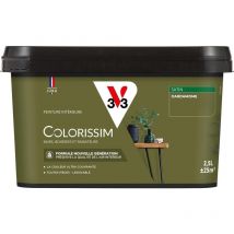 Peinture murale intérieure Colorissim V33 Cardamome Satin 2,5L