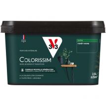 Peinture murale intérieure Colorissim V33 Forêt noire Satin 2,5L