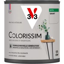 Peinture murale intérieure Colorissim V33 Granit Satin 0,5L