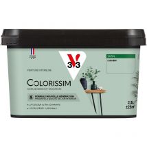Peinture murale intérieure Colorissim V33 Lichen Satin 2,5L