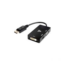 V7 - DP-VGADVIHDMI-1E Adaptateur DisplayPort (m) vers vga, hdmi ou dvi (h)