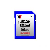 VASDH8GCL4R-1E sdhc Falsh 8GB Speicherkarte blau - V7