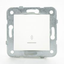 Vi-ko - Va et vient à voyant blanc - (Méca+touche) Gamme Karre Novella
