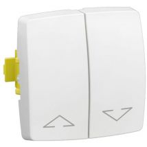 Legrand - Double interrupteur pour volets roulants Appareillage saillie composable blanc 086113L