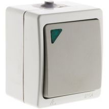 HBF - Inter v/vt étanche à témoin ip54 s/film